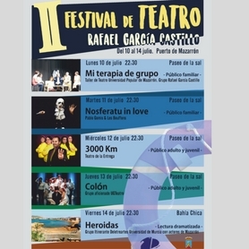 El Puerto de Mazarrón acoge el II Festival de teatro Rafael García Castillo